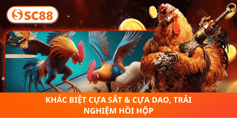 Khác Biệt Cựa Sắt & Cựa Dao, Trải Nghiệm Hồi Hộp