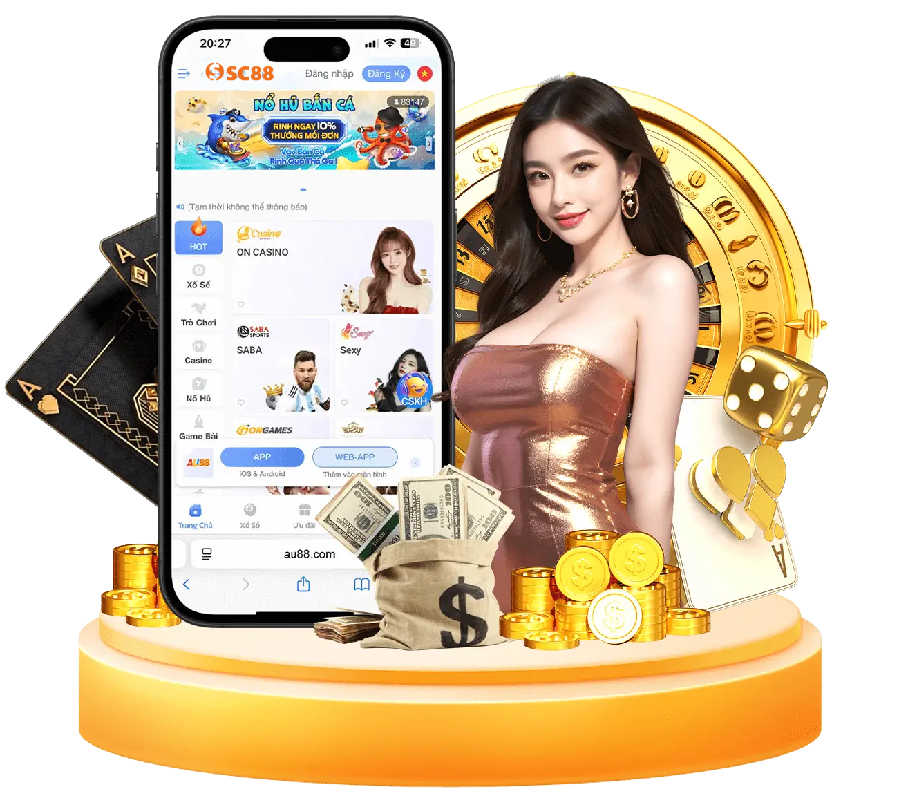 Tải ứng dụng SC88 dành riêng cho di động